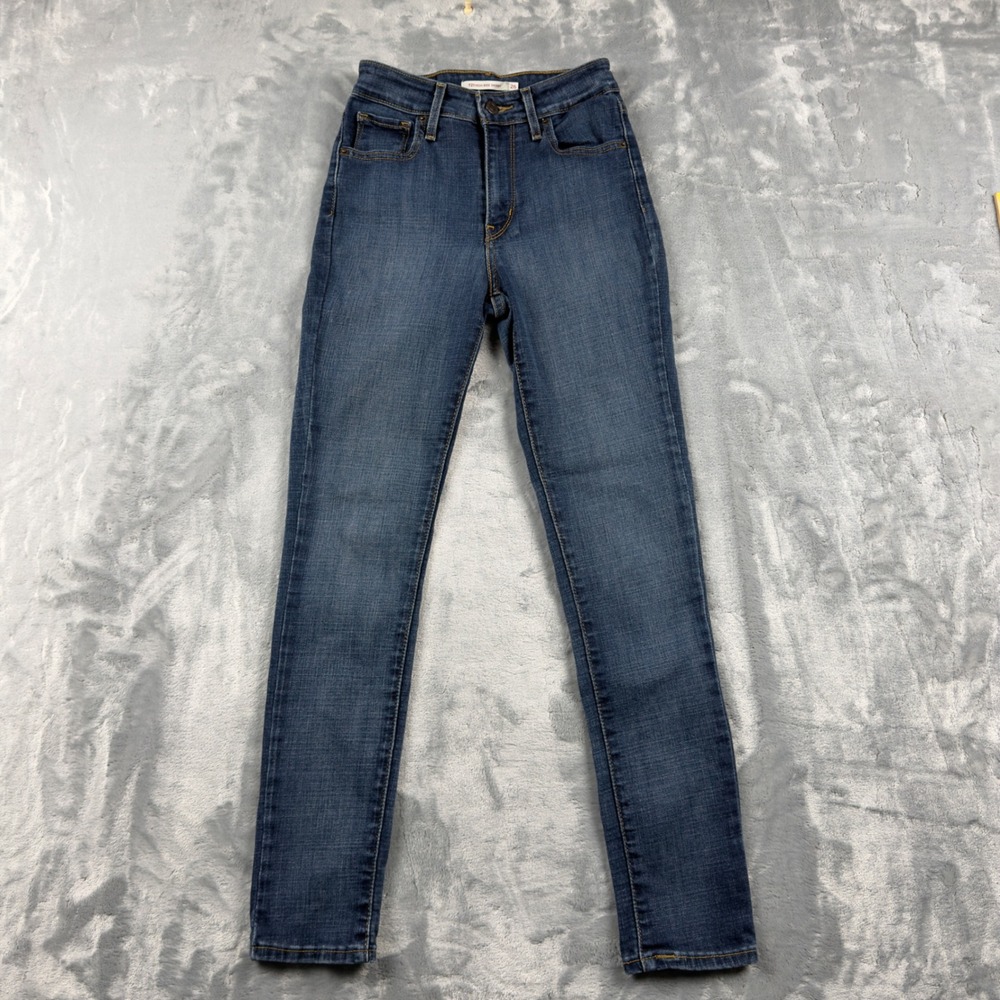 Levis 721 High Rise Skinny Jeans Women's 26 Blue Medium Wash Denim